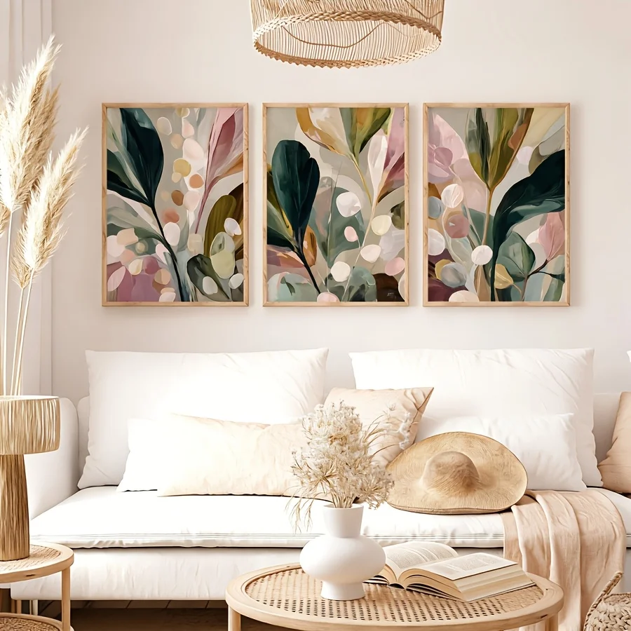 Abstract Canvas Set - Conjunto de 3 peças de grande