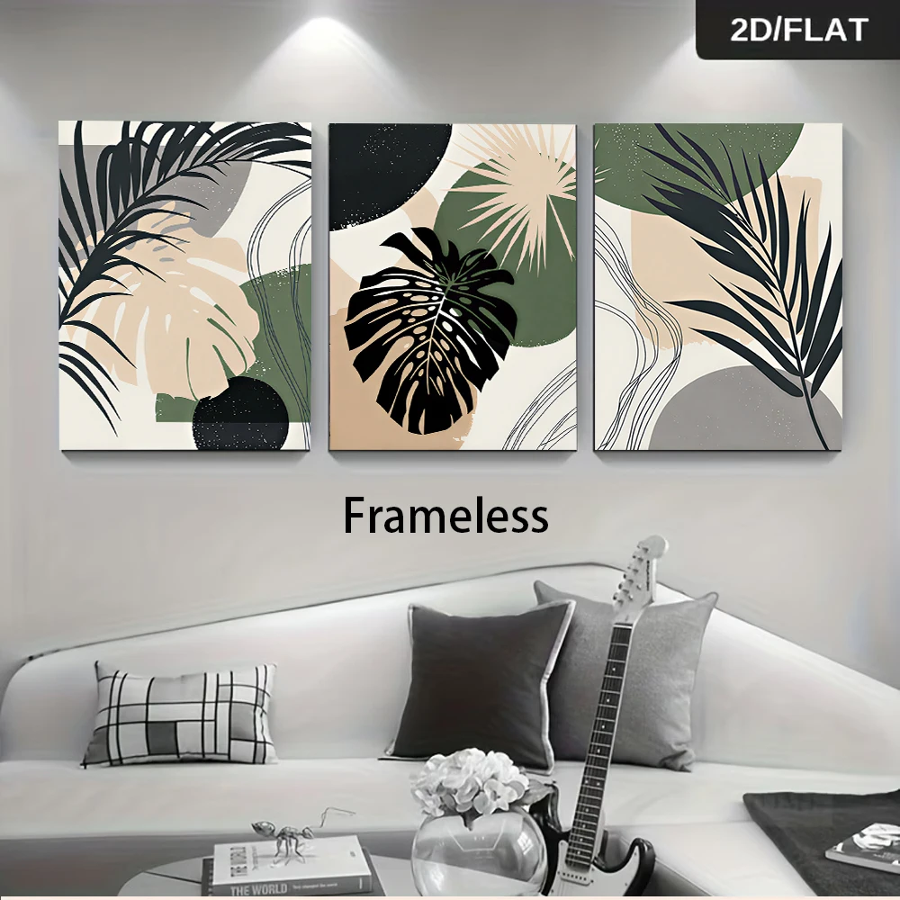 Abstract Canvas Set - Várias dimensões, conjunto de 3 quadros