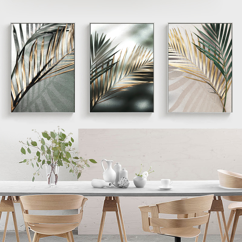 Abstract Canvas Set - 3 peças de impressão artística decorativa