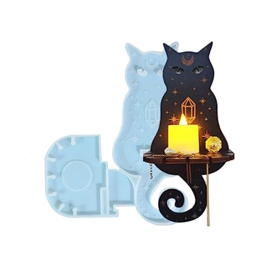 Moldes de Silicone para Resina - Candle Holder Decor avaliação e preço