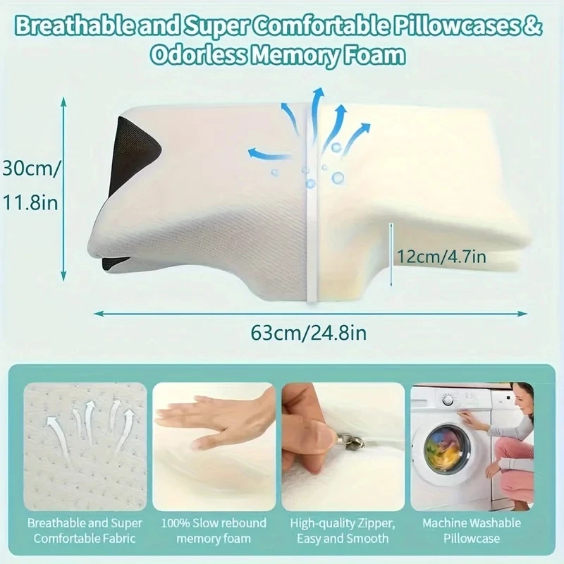 Almofada de apoio ergonómica p - Throw Pillow avaliação e preço
