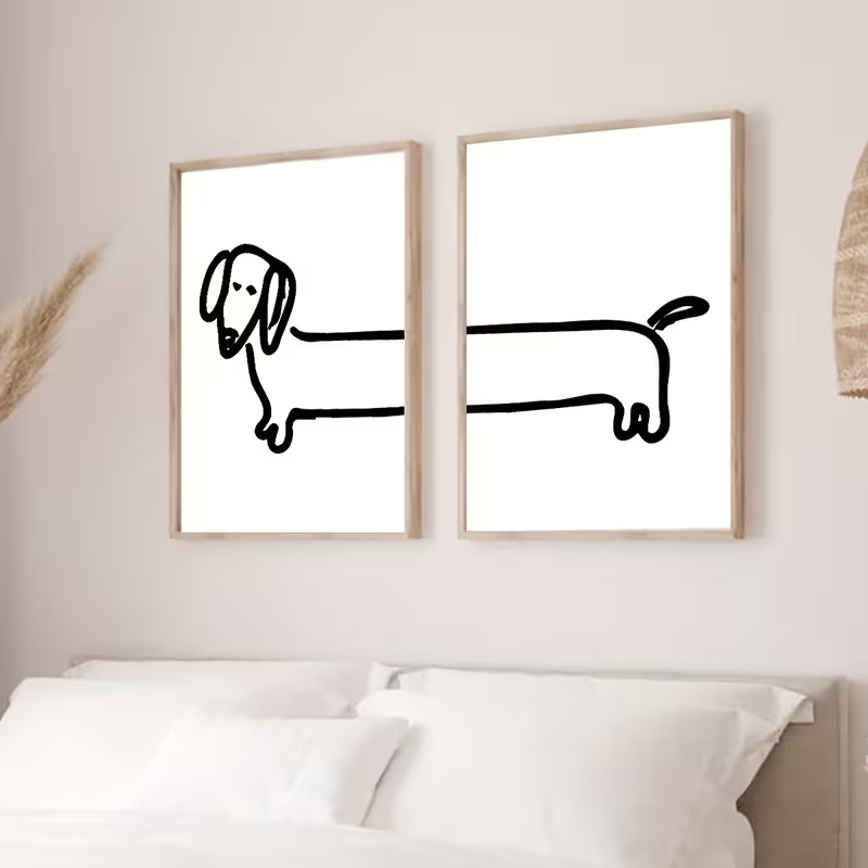 2 peças de arte moderna para p - Interior Design Living Room avaliação e preço