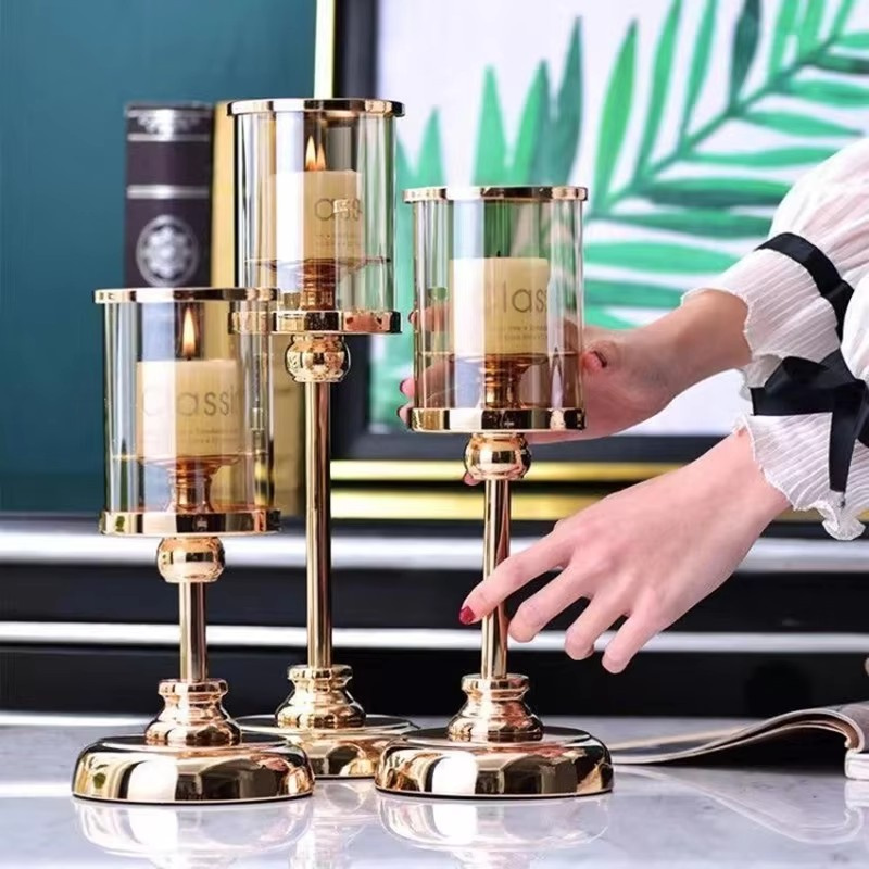 1 conjunto de castiçais de vid - Candle Holder Decor avaliação e preço