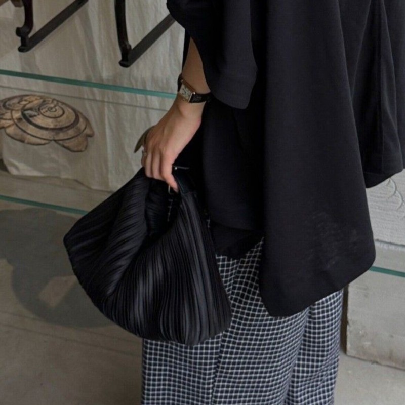 Bolsa de Ombro Plissada Fashio - Interior Design High End avaliação e preço